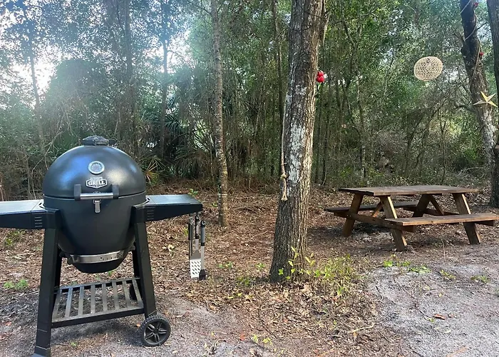 Your Personal \'Glamp\' Site! Ac - Bbq - Fast Wifi